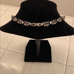Jewelry - Necklace with crystals . Jewelry - Necklace with crystals .